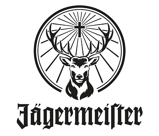 Jägermeister Logo Seal Black & White